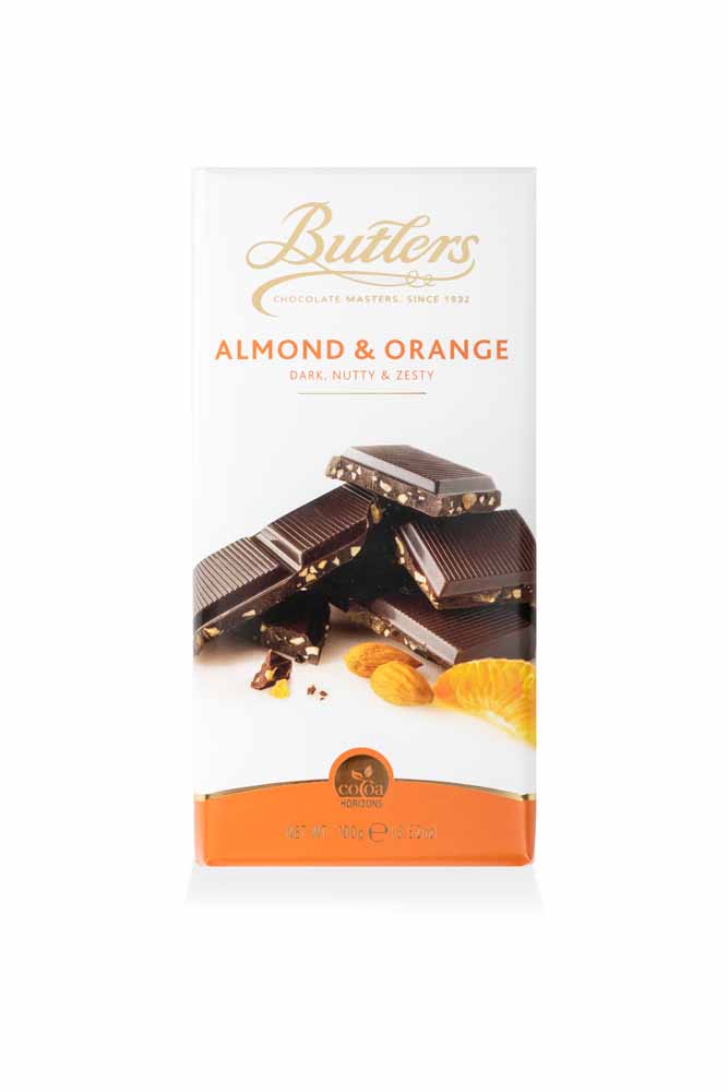 Butlers Dark Orange & Almond 100g